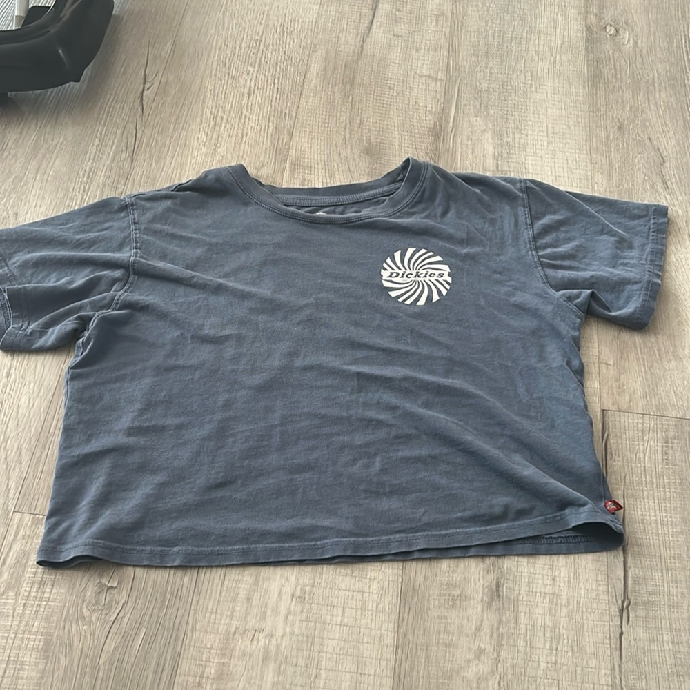 Dickies blue baby tee.